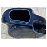 Fiestaware Cobalt Blue Ceramic Tableware Set with Creamer, Sugar Bowl, Tray and small Pitcher