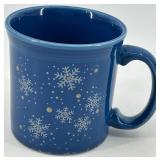 Fiestaware Dinnerware Set - Snowflake Pattern Includes Plates and Mug