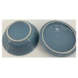 Fiestaware Periwinkle Blue Lidded Ceramic Dish