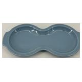 Fiestaware Ceramic Sugar and Creamer Set with Tray in Periwinkle Blue