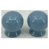Fiestaware Ceramic Salt and Pepper Shakers in Periwinkle Blue
