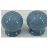 Fiestaware Ceramic Salt and Pepper Shakers in Periwinkle Blue