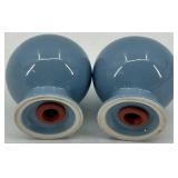 Fiestaware Ceramic Salt and Pepper Shakers in Periwinkle Blue
