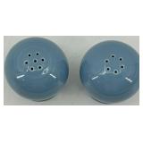 Fiestaware Ceramic Salt and Pepper Shakers in Periwinkle Blue