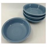 Set of 8 Fiestaware Ceramic Plates and Bowls in Periwinkle Blue