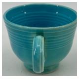 5 Piece set of Fiestaware Dinnerware - Turquoise Plates and Cup