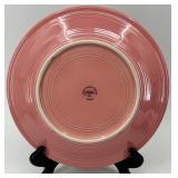 Set of 4 Genuine Fiestaware Dinner Plates in Assorted Colors, including Fiestaware dancing lady dealer plate