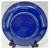 Set of 4 Genuine Fiestaware Dinner Plates in Assorted Colors, including Fiestaware dancing lady dealer plate