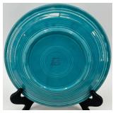 Set of 4 Genuine Fiestaware Dinner Plates in Assorted Colors, including Fiestaware dancing lady dealer plate