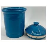 Fiestaware Set: Lidded Jar and Bowl