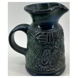 Ceramic Pumpkin Pie Dish with Lid and Decorative Jug