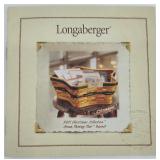 Longaberger 2001 Christmas Collection Green Shining Star Basket Set