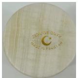 Set of 5 Onyx Wine Goblets with Veined Design