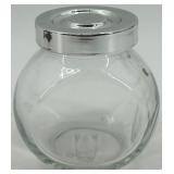 Set of Colorful Bennington Marbles with Glass Jar