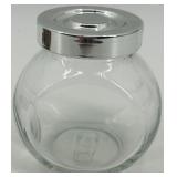 Set of Colorful Bennington Marbles with Glass Jar