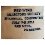 Red Wing Collectors Society 35th Annual Convention Commemorative Stoneware Crock - 35 Gallon - ONE OF 2 MADE!