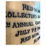 Red Wing Collectors Society 35th Annual Convention Commemorative Stoneware Crock - 35 Gallon - ONE OF 2 MADE!