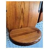 Handcrafted Wall Pendulum Clock with Pine Finish