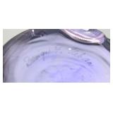 Barovier & Toso Cobalt Blue Hour Glass Shape Vase