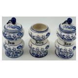Antique Blue and White Windsor Porcelain Collection