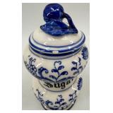 Antique Blue and White Windsor Porcelain Collection
