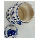 Antique Blue and White Windsor Porcelain Collection