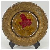 Retro Glass Collection with Ruby Red Bowl and Plate, including Goofus plate