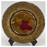 Retro Glass Collection with Ruby Red Bowl and Plate, including Goofus plate