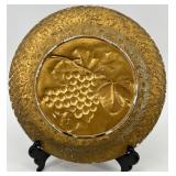 Retro Glass Collection with Ruby Red Bowl and Plate, including Goofus plate