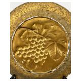 Retro Glass Collection with Ruby Red Bowl and Plate, including Goofus plate