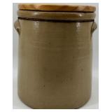 Vintage Redwing Stoneware Crock with Lid - Single P