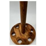 Unmarked Redwing Stoneware Butter Churn with Lid and Plunger