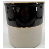 Robinson Ransbottom Stoneware Crock with Black Glaze, 2 Gallon