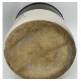 Robinson Ransbottom Stoneware Crock with Black Glaze, 2 Gallon