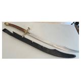 Shamshir Warrior Sword with Scabbard