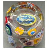 Murano Glass Vase with Millefiori Design