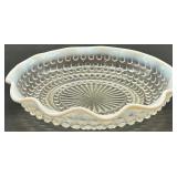 Set of 3 Fenton Moonstone Hobnail Dishes