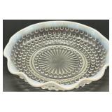 Set of 3 Fenton Moonstone Hobnail Dishes