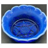 Collection of Moonstone Fenton Hobnail Glassware Pieces