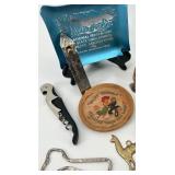 Vintage and Novelty Bottle Openers, Coasters, and Decor Collection