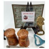 Vintage and Novelty Bottle Openers, Coasters, and Decor Collection