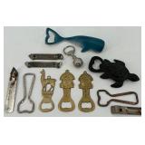 Vintage and Novelty Bottle Openers, Coasters, and Decor Collection