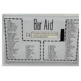 Vintage Bar Cocktail Shaker, Bar Aid table top Recipes and Tumbler