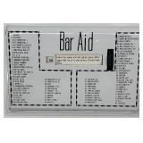 Vintage Bar Cocktail Shaker, Bar Aid table top Recipes and Tumbler