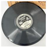 Vintage Phonograph Record Collection with Original Sleeves including Edison