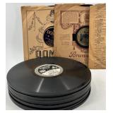 Vintage Phonograph Record Collection with Original Sleeves including Edison