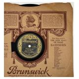 Vintage Phonograph Record Collection with Original Sleeves including Edison