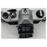 Pentax K1000 SLR Camera with Vintage Marsand Leather Camera Bag