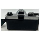 Pentax K1000 SLR Camera with Vintage Marsand Leather Camera Bag