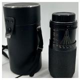 Pentax K1000 SLR Camera with Vintage Marsand Leather Camera Bag